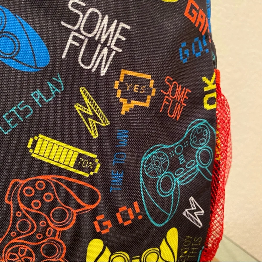 Gaming Print Boys Backpack - Never Used NWOT